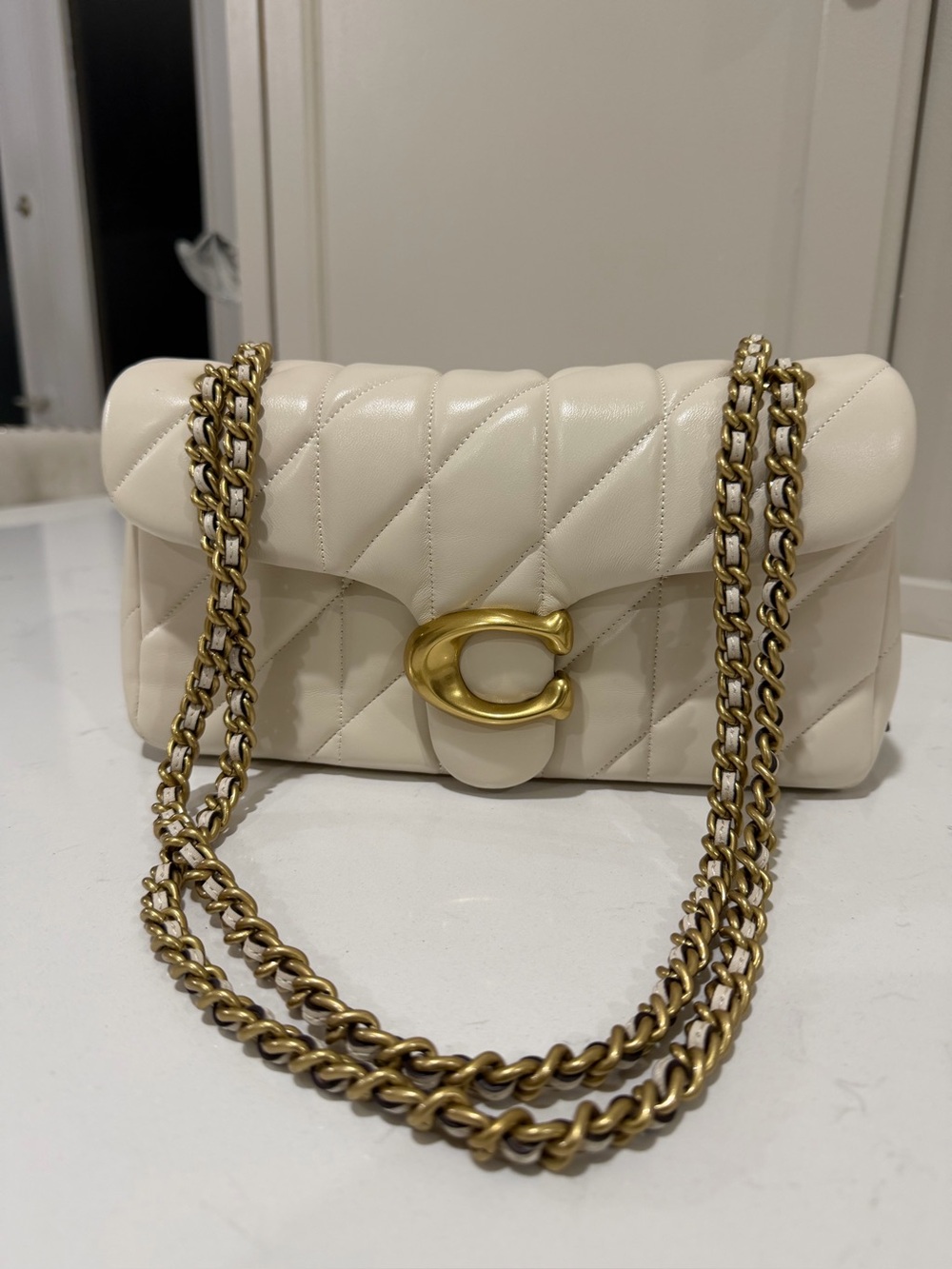 COACH Tabby 26 Quilted Leather Convertible Crossbody Bag